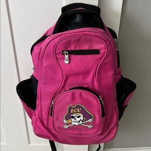 Pink East Carolina University  Backpack - Campus Daypack
